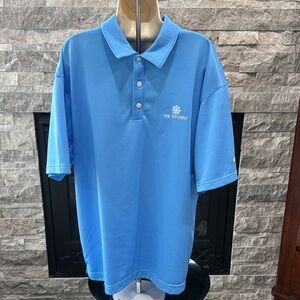 Nike Light Blue Polo Golf Shirt